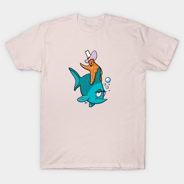 Starfish Cowboy T-Shirt by BeeKay Designs